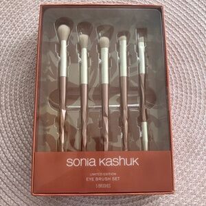 New Sonia Kashuk Eye Brush Set Limited Edition Pink 5 Brushes